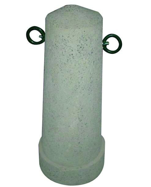 Bolardo de concreto de alta densidad
